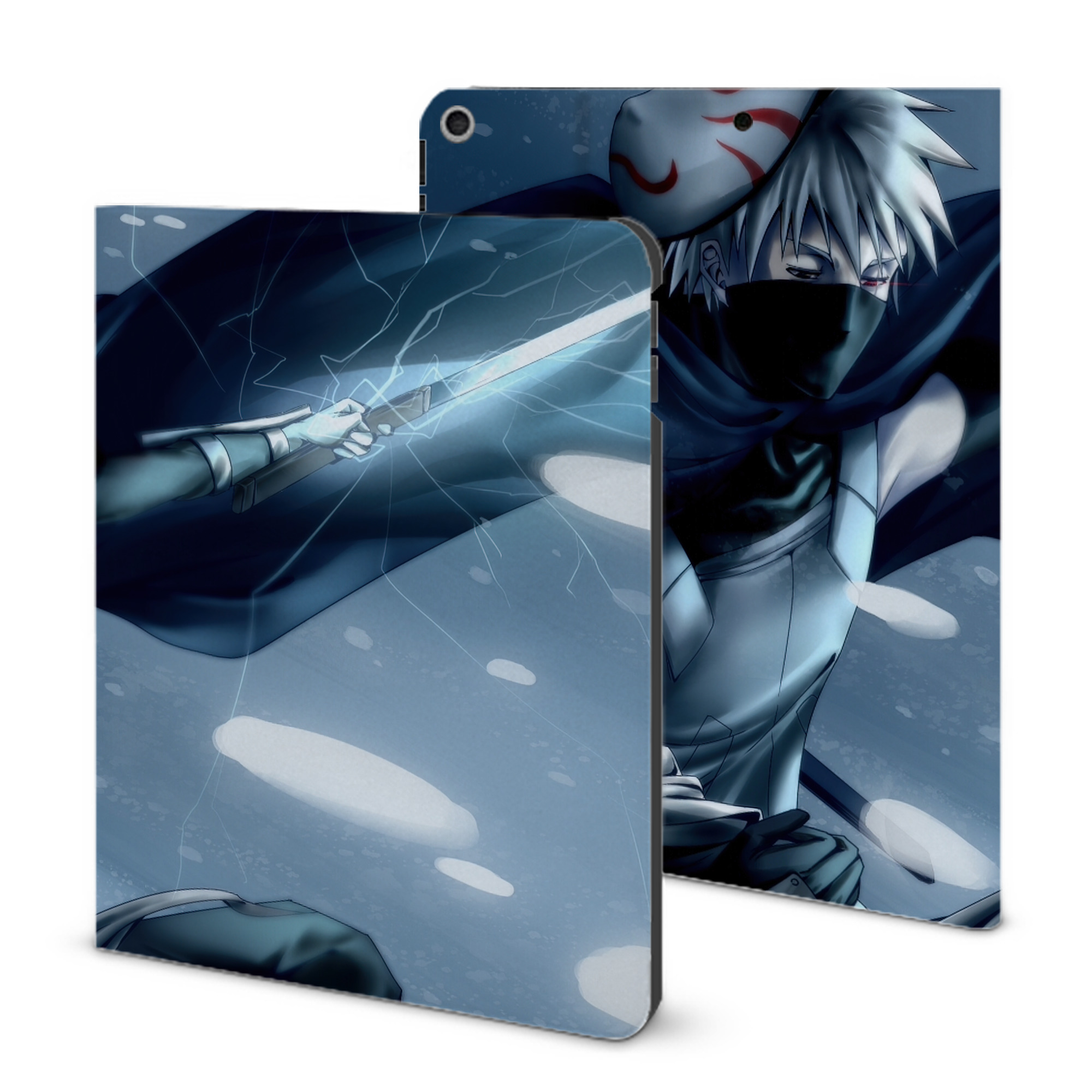 （画像用） NARUTO -ナルト- NARUTO -ナルト- 疾風伝 IPad ケース ブック型 PUレザー TPU 耐衝撃 軽量 薄型 ペン収納なし 全面保護 IPad 各モデル対応